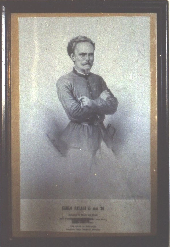 Ritratto di Carlo Palagi di anni 26 - Museo Nazionale del Compendio Garibaldino di Caprera